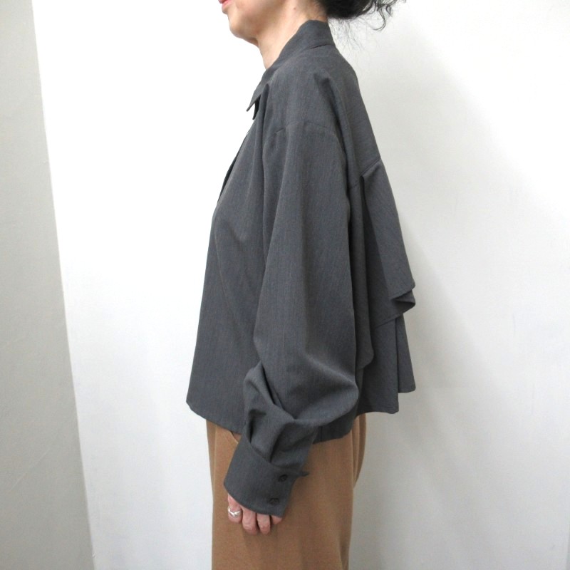 Audrey and john wad  バックフリルシャツ /GY140